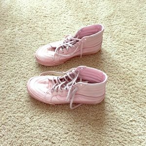 Pink hightop vans